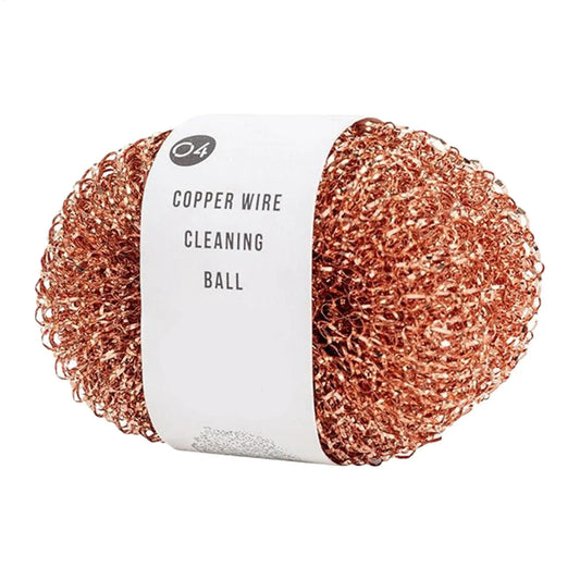 Dishwashing brush copper